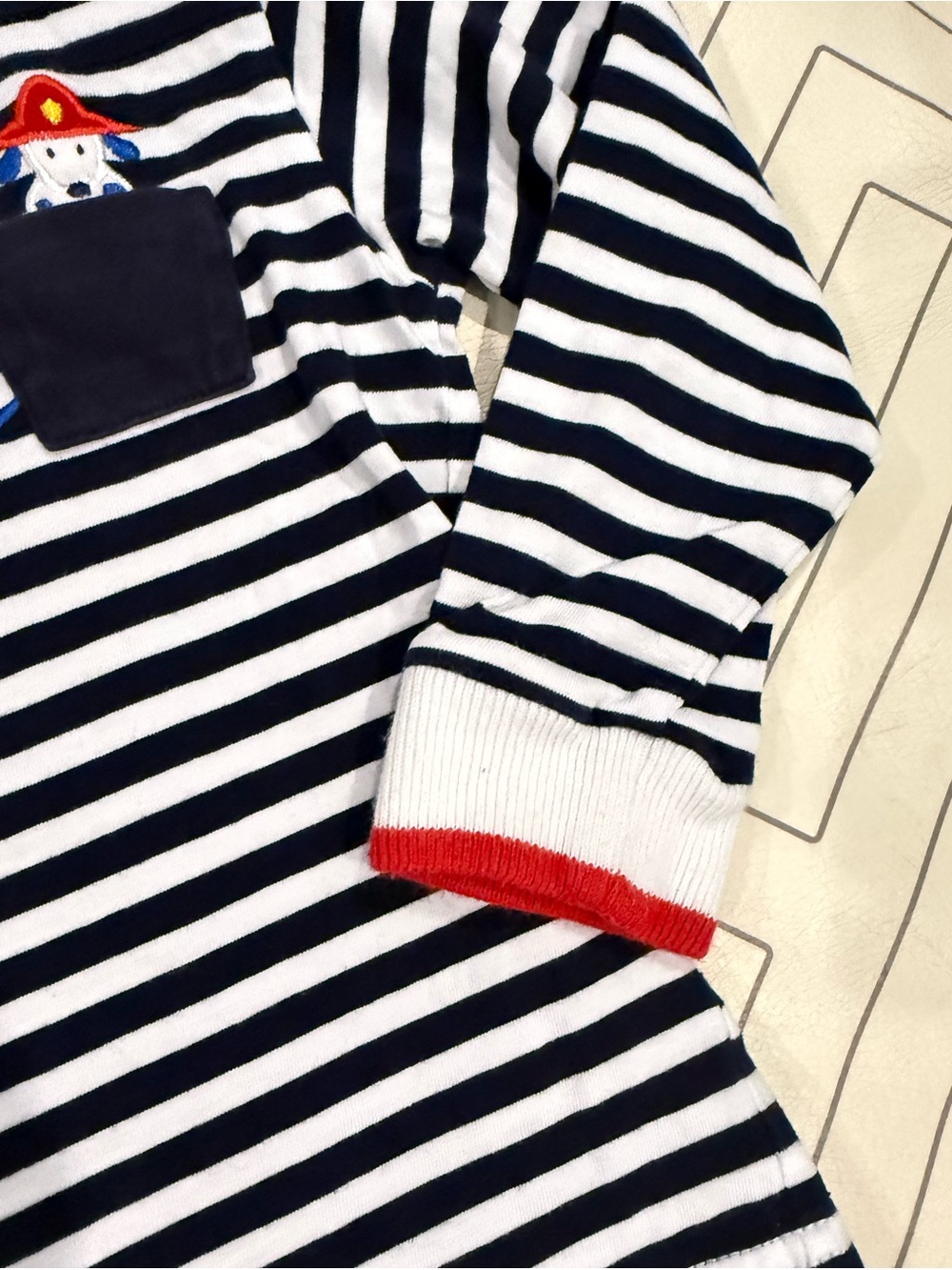 Florence Eisman Striped Fire Truck Shirt - Picture 4 of 10